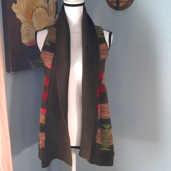 O'neill Neon Neutral Sleeveless Knit Vest - Picture 4 of 5